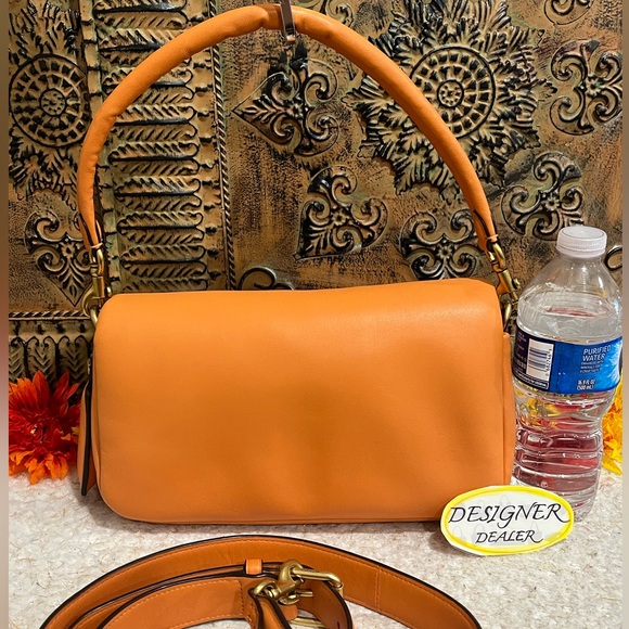 COACH Pillow Tabby Shoulder Bag Candied Orange C0772 - Picture 4 of 14